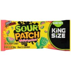 Sour Patch Kids Fat Free Soft Candy Gummy Candy, 3.4 Ounce, 18 Per Box, 8 Per Case | SKU: 626360 | UPC: 070462002034