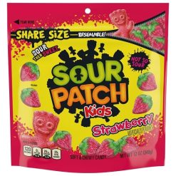 Sour Patch Kids Strawberry Gummy Candy Bag, 12 Ounce, 12 Per Case | SKU: 725716 | UPC: 070462008227