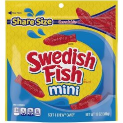 Swedish Fish Red Bag Gummy Candy, 12 Ounce, 12 Packs Per Case | SKU: 725719 | UPC: 070462008258
