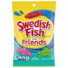 Swedish Fish & Friends Berry Gummy Candy Peg Bag, 8.04 Ounce, 12 Per Case | SKU: 740874 | UPC: 070462009057