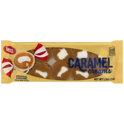 Goetze Caramel Creams, 1.9 Ounce, 20 Per Pack, 10 Per Case | SKU: 711367 | UPC: 070622258011