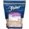 Fisher Toasted Blanched Slivered Almonds, No Salt, 32 Ounce, 3 Per Case | SKU: 629896 | UPC: 070690188951