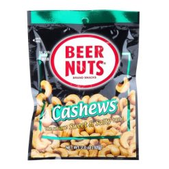 Beer Nuts Sweet And Salty Cashew, 2 Ounces, 12 Per Box, 4 Per Case | SKU: 520116 | UPC: 708420006748
