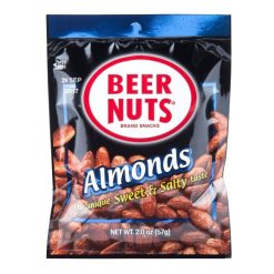 Beer Nuts Sweet And Salty Almond, 2 Ounces, 48 Per Case | SKU: 520118 | UPC: 708420006816