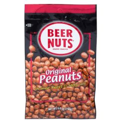 Beer Nuts Original Peanut Sweet And Salty, 5.5 Ounces, 48 Per Case | SKU: 520255 | UPC: 070842301283
