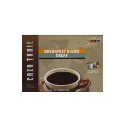Caza Trail Coffee Breakfast Blend Decaffeinated, 24 Each, 4 Per Case | SKU: 577118 | UPC: 070893029150