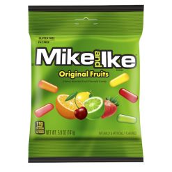 Mike & Ike Fat Free Gluten Free Candy Tropical Typhoon Theater Box, 4.25 Ounce, 12 Per Case | SKU: 674432 | UPC: 070970495359
