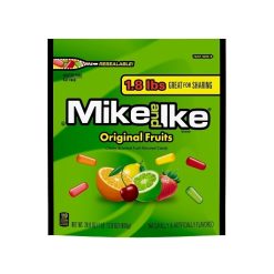 Mike & Ike Original Fruits Stand Up Bag, 28.8 Ounces, 6 Per Case | SKU: 694641 | UPC: 070970494604