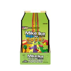 Mike & Ike Mega Mix Sour Stand Up Bag Gummy Candy, 10 Ounce, 8 Per Case | SKU: 710700 | UPC: 070970492693