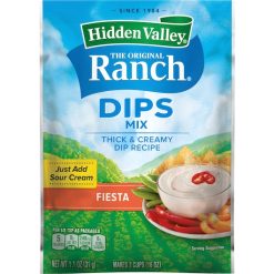 Hidden Valley Original Ranch Fiesta Dip Mix, 1 Ounce, 24 Per Case | SKU: 438010 | UPC: 071100006704