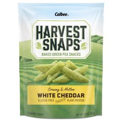 Harvest Snaps Green Pea Snack Crisps White Cheddar Case, 3 Ounce, 12 Per Case | SKU: 764701 | UPC: 071146007956