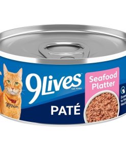 9 Lives Seafood Platter Wet Cat Food, 5.5 Ounce, 24 Per Case | SKU: 808791 | GTIN: 10071190480436