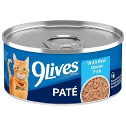 9 Lives Wet Cat Food With Ocean Fish, 5.5 Ounce, 24 Per Case | SKU: 808790 | GTIN: 10071190480542