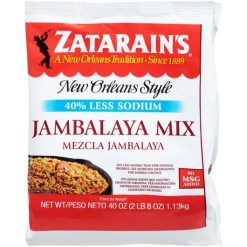 Zatarains Reduced Sodium Jambalaya, 40 Ounce, 6 Per Case | SKU: 540777