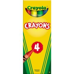 Crayola Crayon In Tuck Box, 4 Count, 360 Per Case | SKU: 506716 | UPC: 071662000042