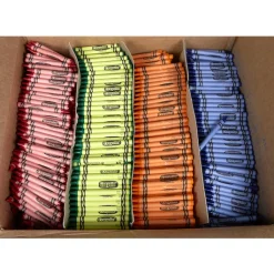 Crayola 4 Color Red Yellow/Orange Green Blue, 3000 Count | SKU: 468903 | UPC: 071662000912