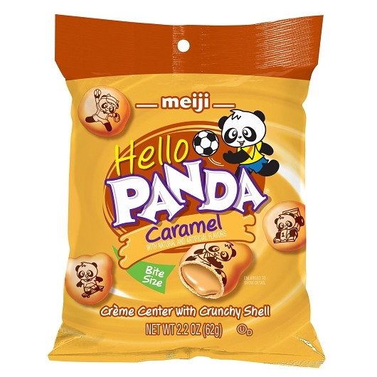 Hello Panda Caramel Creme Filled Bite Size Cookie, 2.2 Ounce, 6 Per Box, 4 Per Case | SKU: 716406 | UPC: 072320700854