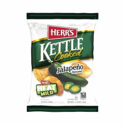 Herr s Jalapeno Kettle Chips, 1.125 Ounce, 60 Per Case | SKU: 756571 | UPC: 072600007628