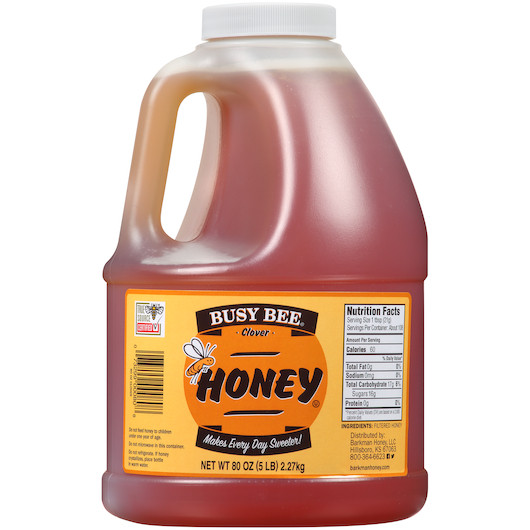Busy Bee Clover Honey, 80 Ounces - 6 Per Case | SKU: 427286 | UPC: 073299000808