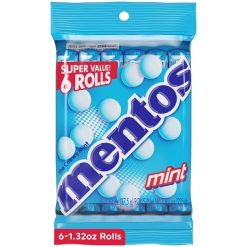 Mentos Chewy Mint Candy Roll, 7.92 Ounce, 12 Per Case | SKU: 455316 | UPC: 073390800369