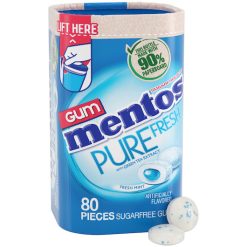 Mentos Gum Sugar Free Gum 80 Count, 5.644 Ounce, 6 Per Box, 6 Per Case | SKU: 745371 | UPC: 073390611972