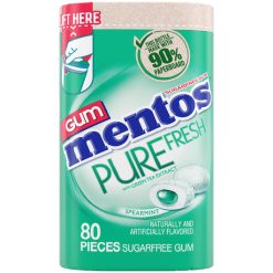 Mentos Pure Fresh Sugar Free Chewing Gum, 80 Count, 5.644 Ounce, 36 Per Case | SKU: 745367 | UPC: 073390612016