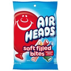 Air Heads Soft Filled Bites Candy, 6 Ounce Peg Bag, 12 Per Case | SKU: 621269 | UPC: 073390678524 | GTIN: 00073390678524