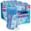Mentos Sugar Free Pure Fresh Gum Fresh Mint Curvy Bottle, 50 Piece, 6 Per Box, 6 Per Case | SKU: 544429 | UPC: 073390084356