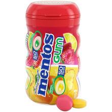 Mentos Mixed Fruit Sugar Free Gum, 50 Piece, 4 Per Box, 6 Per Case | SKU: 652892 | UPC: 073390875978