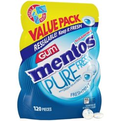 Mentos Gum Fresh Mint Pouch, 120 Piece, 6 Per Case | SKU: 705899 | UPC: 073390638511