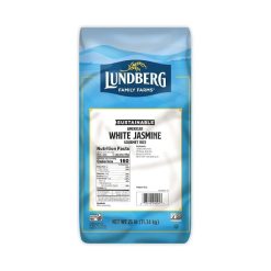 Lundberg Family Farms Eco-Farmed Jasmine American Rice, 25 Pounds | SKU: 689184 | UPC: 073416040243