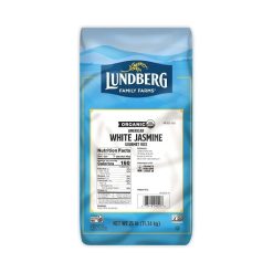 Lundberg Family Farms Organic American White Jasmine Rice, 25 Pounds | SKU: 689142 | UPC: 073416040298