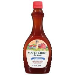 Maple Grove Sugar Free Maple Flavored Syrup Bottle, 24 Fluid Ounce, 12 Per Case | SKU: 527026