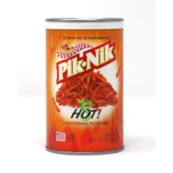 Pik-Nik Hot Shoestring Potatoes Tray, 1.5 Ounce, 24 Per Case | SKU: 733448 | UPC: 074923414121