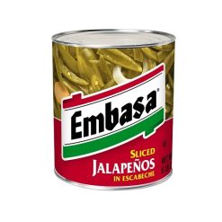 Embasa Sliced Jalapenos In Escabeche, 98 Ounce, 6 Per Case | SKU: 434562