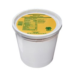 Azar Natural Peanut Butter, 5 Pound Bucket - 2 Per Case | SKU: 598666 | UPC: 076500260961
