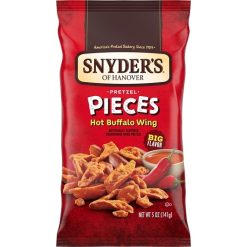 Snyder s Of Hanover Hot Buffalo Wing Pretzel Pieces, 5 Ounces, 8 Per Case | SKU: 673228 | UPC: 077975093917
