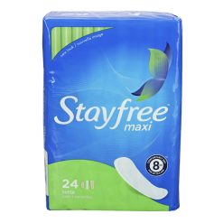 Stayfree Maxi Pads Super, 24 Count, 6 Per Case | SKU: 695768 | UPC: 078300029595