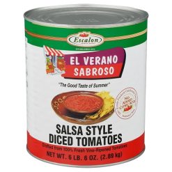El Verano Sabroso Salsa Diced Tomato, 102 Ounce, 6 Per Case | SKU: 610012 | UPC: 078485307006