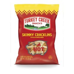 Turkey Creek Hot Skinny Cracklin, 2 Ounce, 12 Per Case | SKU: 758677 | UPC: 078516030026