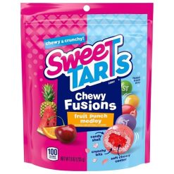 Sweetarts Chewy Fusions Candies, 9 Ounces, 8 Per Case | SKU: 741575 | UPC: 079200051723