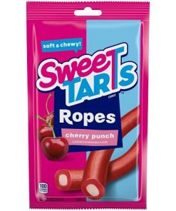 Sweetarts Rope Peg Bag Chewy Cherry Punch, 5 Ounce, 12 Per Case | SKU: 631496 | UPC: 079200251215