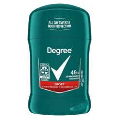 Degree Dry Protection Body Heat Activated 48 Hour Sport Anti-Perspirant Deodorant Invisible Solid, 1.7 Fluid Ounce, 12 Per Case | SKU: 502442 | UPC: 079400265302