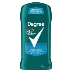 Degree Men 48 Hour Cool Rush Anti-Perspirant, 2.7 Ounce, 12 Per Case | SKU: 504223