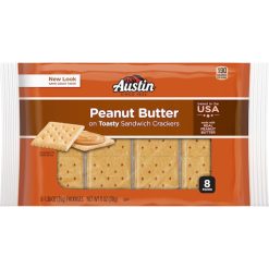 Austin Toasty Cracker With Peanut Butter, 1.38 Ounces, 96 Per Case | SKU: 719879 | UPC: 079783101150 | GTIN: 00079783101150