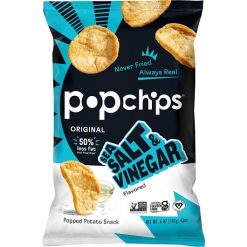 Popchips Sea Salt & Vinegar Popped Potato Snack, 5 Ounce, 12 Per Case | SKU: 684641 | UPC: 082666500506