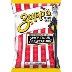 Zapp s Potato Chips Cajun Crawtator Chips, 1.5 Ounces, 60 Per Case | SKU: 664370 | UPC: 083791061504