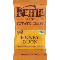 Kettle Foods Potato Chip Honey Dijon, 5 Ounces, 15 Per Case | SKU: 500726 | UPC: 084114108678
