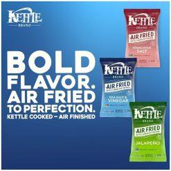 Kettle Air Fried Jalapeno Potato Chips, 6.5 Ounce, 12 Per Case | SKU: 759948 | UPC: 084114901903