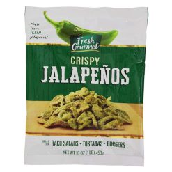 Fresh Gourmet Crispy Jalapeno Strips Salad Topping Bag, 1 Pound, 10 Per Case | SKU: 514156 | UPC: 086631557120